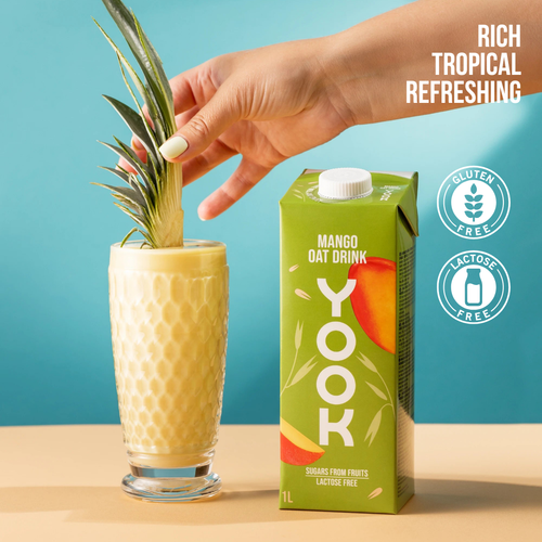 Oat drink Mango YOOK 1L - Plant Based Beverage | No Added Sugar