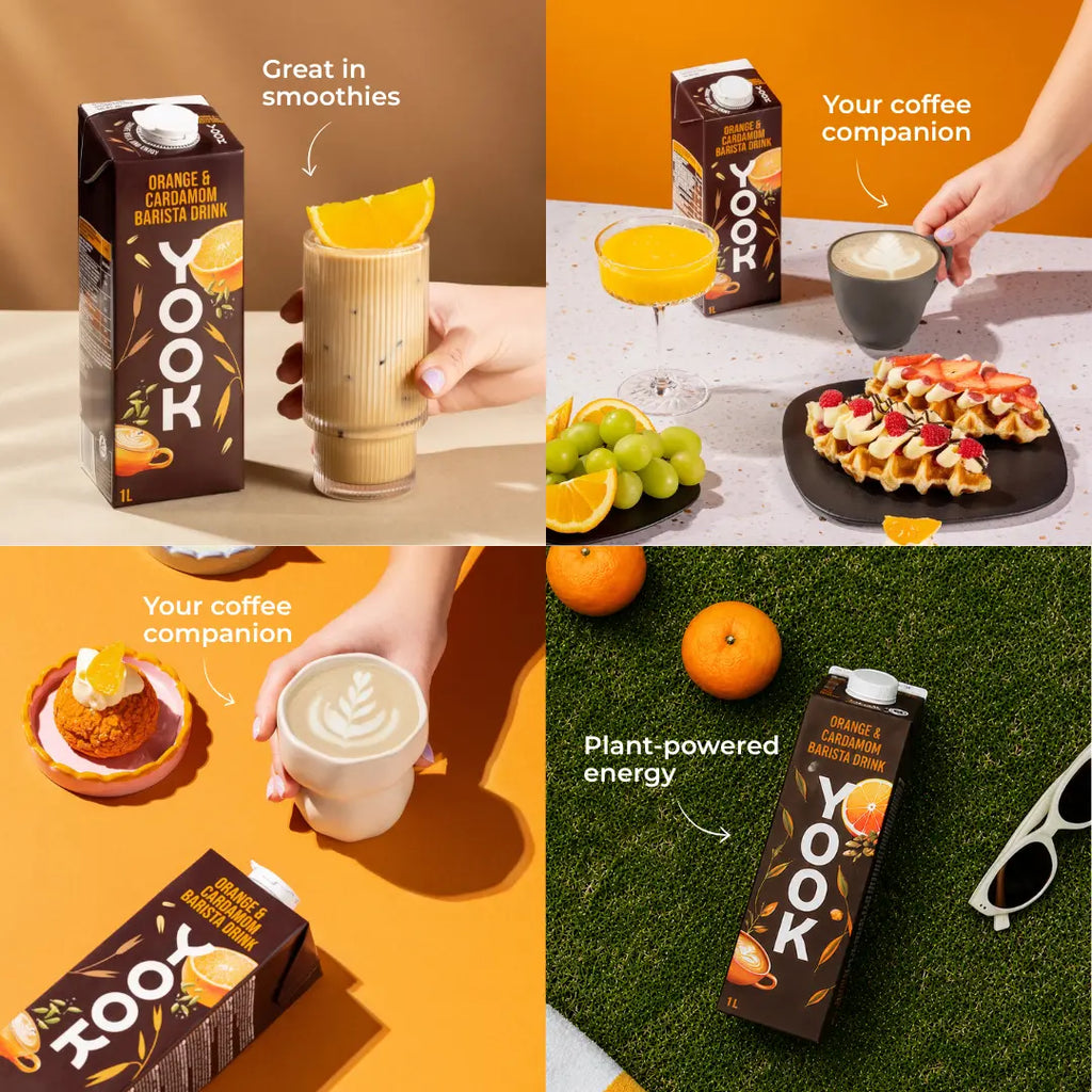 Oat drink Barista + Orange & Cardamom for Yook (1L + 1L)