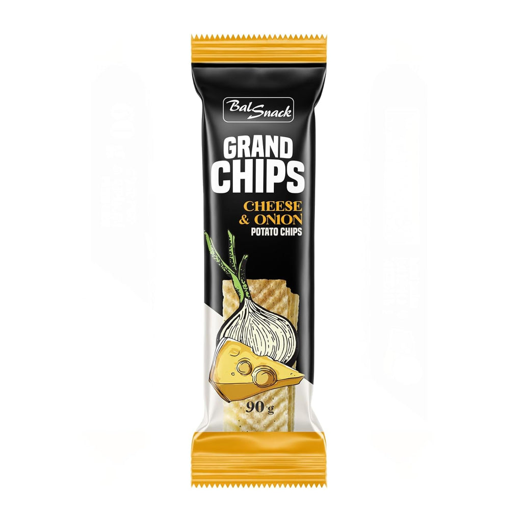 GRAND CHIPS  Sour Cream and Herbs + Cheese and Onion Combo (90+90 gm)