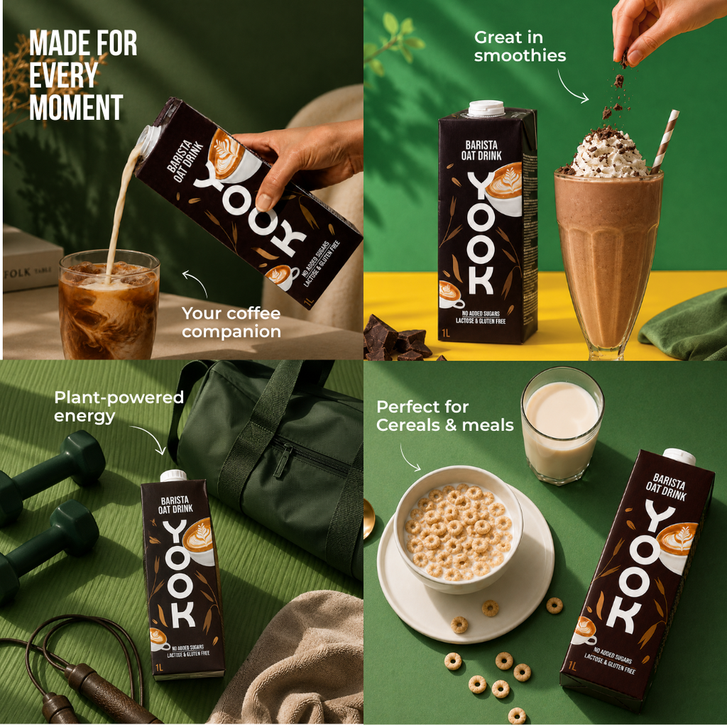 Oat drink Barista + Orange & Cardamom for Yook (1L + 1L)
