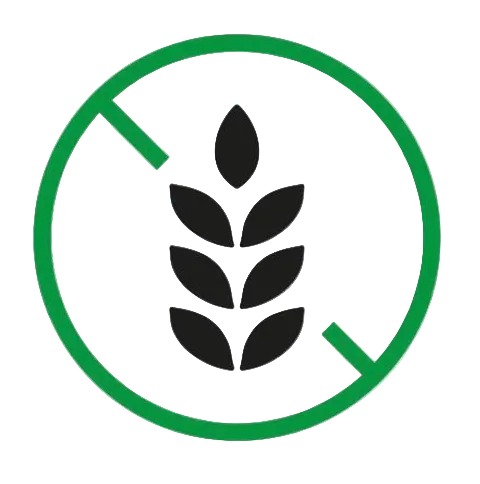 Icon of a leaf with a green circle around it on a white background