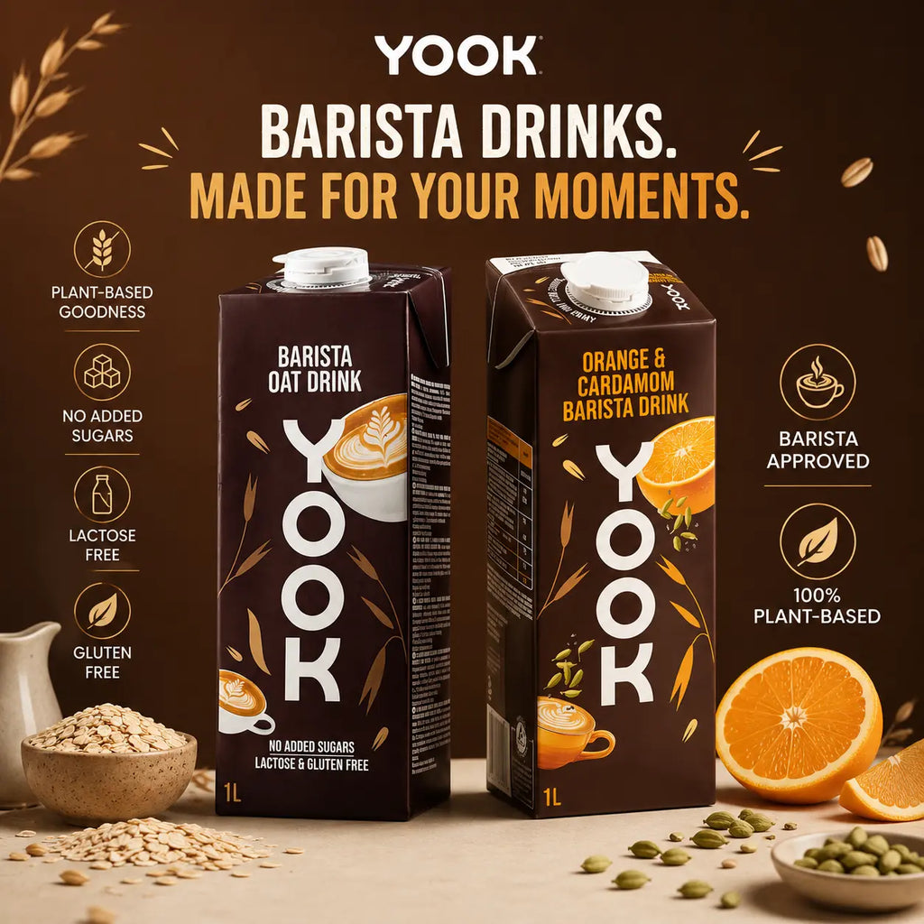 Oat drink Barista + Orange & Cardamom for Yook (1L + 1L)