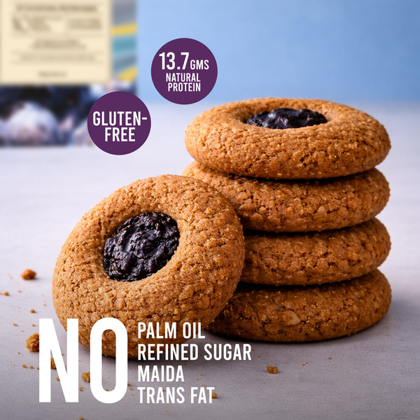 Multi Millet Blueberry  Cookies