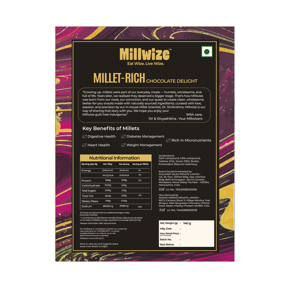 Multirich Chococlate Millet Rich Chocolate Delight – Millwize