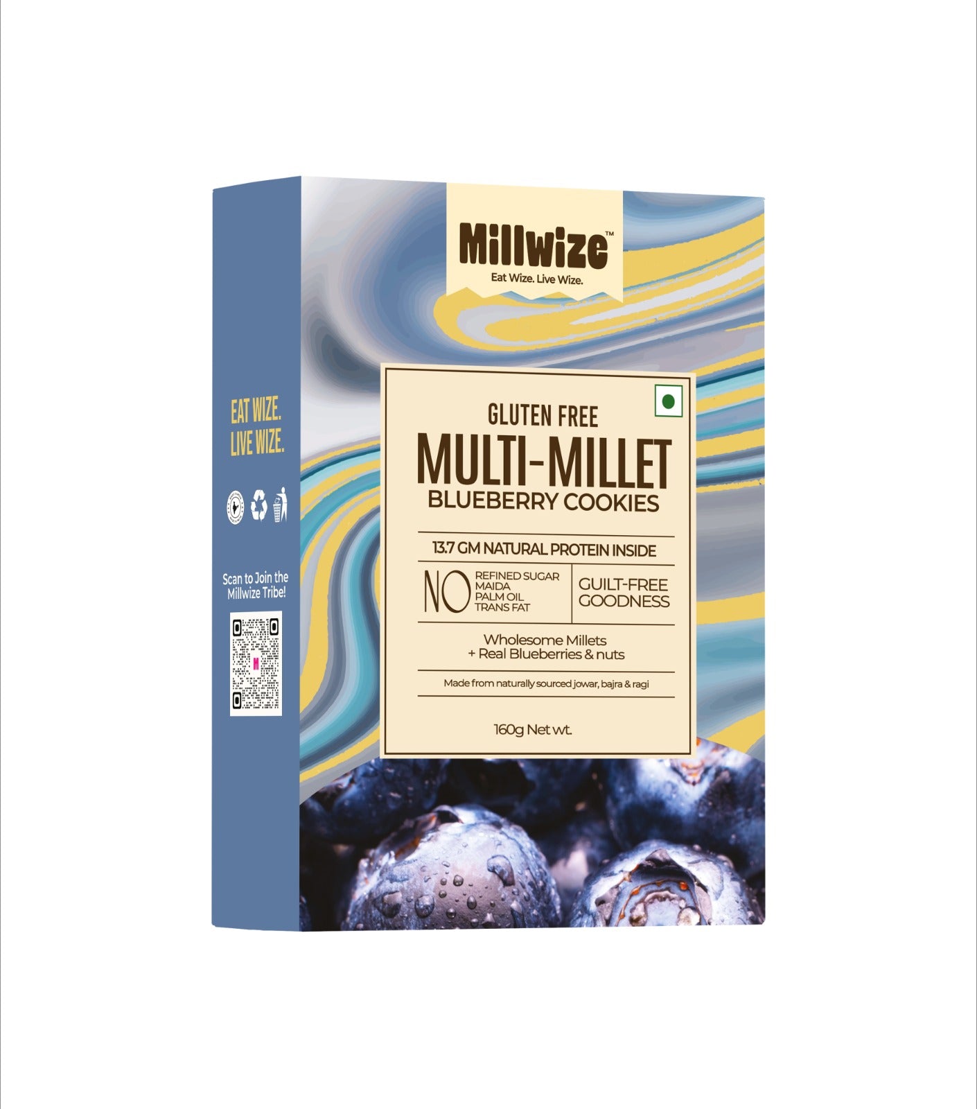 Multi Millet Blueberry  Cookies