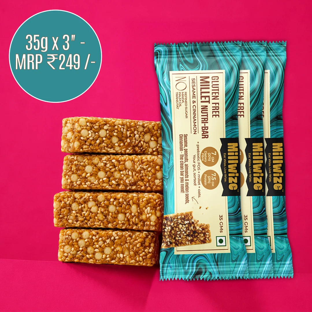 Millet Nutri-Bar - Sesame & Cinnamon