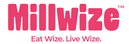 Logo of Millwize with tagline 'Eat Wize. Live Wize.' on a white background